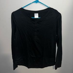 Black pajama shirt